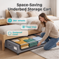 🛏️ Chariot de rangement sous-lit – Fini le désordre dans la chambre – Roulettes 360° silencieuses, cadre acier renforcé – Idéal pour vêtements, chaussures et couvertures 📦