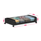 🛏️ Chariot de rangement sous-lit – Fini le désordre dans la chambre – Roulettes 360° silencieuses, cadre acier renforcé – Idéal pour vêtements, chaussures et couvertures 📦