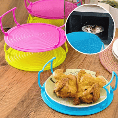 🏆 Offre spéciale du dernier jour :16.99€ ! 🎁 Deux achetés un offert 🍽️ Plateau Pliable 2-en-1 pour Micro-ondes – Réchauffe Deux Plats Ensemble | Poignées Cool-Touch | Silicone Alimentaire Sans BPA✨
