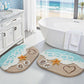 🚪 Tapis de sol absorbant – Fini les sols mouillés et glissants – Doux au toucher, dos antidérapant – Idéal pour salle de bain, cuisine et entrée 🧺