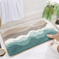 🚪 Tapis de sol absorbant – Fini les sols mouillés et glissants – Doux au toucher, dos antidérapant – Idéal pour salle de bain, cuisine et entrée 🧺