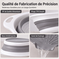🍳💧 -50% ! 🧲Ensemble de 3 Passoires Pliables avec Socle Égouttoir – 3 Tailles, Gain de Place & Usage Polyvalent en Cuisine