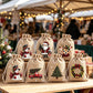 🎄 50% DE RÉDUCTION! 🎁 Sacs cadeaux Noël – Imprimés festifs, cordon & réutilisables ✨
