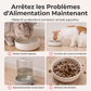 🐶🐱 -50% ! 🥣Gamelle Surélevée 2 en 1 pour Animaux – Design Incliné, Remplissage Automatique & Base Antidérapante.