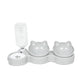 🐶🐱 -50% ! 🥣Gamelle Surélevée 2 en 1 pour Animaux – Design Incliné, Remplissage Automatique & Base Antidérapante.