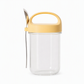 🥣 PROMO FLASH : 50% DE RÉDUCTION ! Bocal Portable en Verre Borosilicaté – Couvercle Étanche & Support Cuillère Intégré for Yaourt et Flocons d'Avoine Sans Fuite ✨