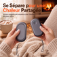 ⏳🔥OFFRE LIMITÉE −50% !⏰Chauffe-mains rechargeable magnétique détachable 2 en 1, mini chauffe-mains électrique USB portable