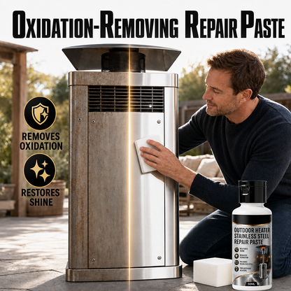 🔧 PROMO FLASH : 50% DE RÉDUCTION ! Pâte Réparatrice pour Acier Inoxydable – Élimine l'Oxydation & Restaure la Brillance for Chauffages Extérieurs Comme Neufs ✨🛠️