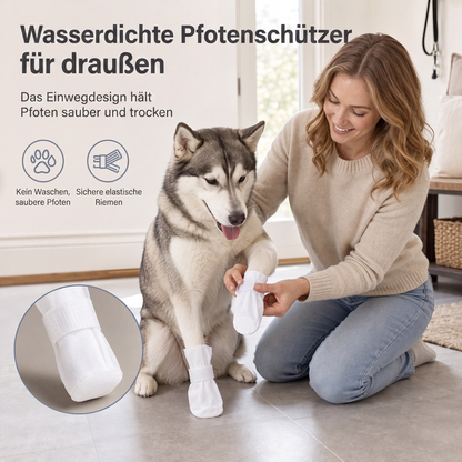 🐾 Économisez 50 % ! 🐕 Couvre-chaussures jetables pour chiens – Anti-saleté, antidérapants et résistants à l'usure ✨