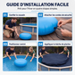 🏊 PROMO FLASH : 50% DE RÉDUCTION ! Coussin d'Air d'Hivernage pour Piscine Ronde – Réduit la Pression de la Glace & Anti-Accumulation d'Eau for Une Protection Hivernale Efficace ❄️✨