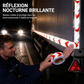 🛒 Offre limitée : –50 % ! 🚛 Ruban réfléchissant prismatique – Fini les angles morts et les risques la nuit – Visibilité 3x supérieure, résistant aux UV – Idéal pour remorques, usines et zones dangereuses ⚠️