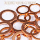 🔧 OFFRE FLASH -50% ⚙️ Rondelles Plates en Cuivre — Résistance à la Corrosion, Surface Lisse, Boîtier Inclus