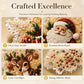🔥‑50% Prévente Noël ! Kit DIY décorations sapin strass 5D nacrés 🎄 À peindre et suspendre, déco festive maison ✨