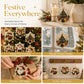 🔥‑50% Prévente Noël ! Kit DIY décorations sapin strass 5D nacrés 🎄 À peindre et suspendre, déco festive maison ✨