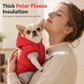 🐕 50% DE RÉDUCTION! 🧥 Manteau à capuche – Harnais intégré, chaud & coupe‑vent ✨