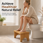 🚽 50% DE RÉDUCTION OFFRE LIMITÉE ! 🪵 21 493 Vendus – Marchepied de Toilette Antidérapant pour Enfants & Adultes – Bambou Naturel, Posture Ergonomique & Support Solide 🦶