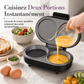 🍳 PROMO FLASH : 50% DE RÉDUCTION ! Poêle Électrique Antiadhésive Double – Acier Inoxydable & Plaques Chauffage Rapide for un Petit-Déjeuner en Quelques Minutes 🥚✨