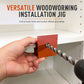 📢📢50% DE RÉDUCTION !! ⏰ Localisateur d’Installation Menuiserie 3-en-1 & Amortisseur de Placard – Perçage Double Usage 20 et 23 avec Outil de Traçage et Découpage