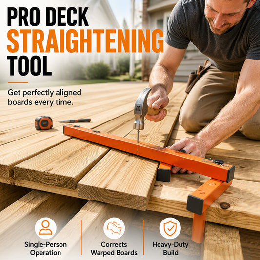 📢📢50% DE RÉDUCTION !! ⏰ Redresseur de Planches Multi-Angles & Outil de Pose de Plancher pour Menuiserie