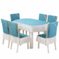 Modern Minimalist Dining Tablecloth and Chair Cover Set Household Table Cover and Chair Cushion Protector