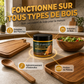 🐝🪵 Baume d'Entretien pour Planches à Découper – Cire d'Abeille Naturelle, Contact Alimentaire et Nutrition Intense