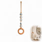 🧺 50% DE RÉDUCTION! 🌸 Porte-serviette en perles – Céramique, jute & bois – Style bohème ✨