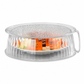 Cloche Micro-Ondes Empilable Multicouche – Couvercle Anti-Éclaboussures et Conservation