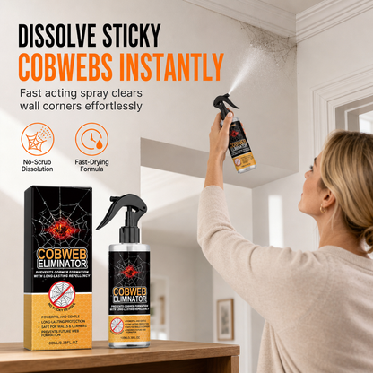 Cobweb Removal Spray and Wall Cleaner for Home Ceiling Corners Dust Cleaning Safe for Walls