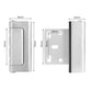 🚪🛡️ Verrou de Sécurité Renforcé pour Porte – Alliage d’Aluminium, Fixation 4 Vis et Verrouillage Intérieur