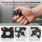 🧰❄️ Multi-outil flocon de neige 20-en-1 – Format de poche, acier robuste et réparations pratiques