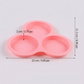 🍰🔥 Moule rond en silicone de 10 cm pour friteuse à air – 3 ou 4 cavités, démoulage facile et cuisson polyvalente