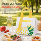 🍱 Sac repas isotherme – Fini les repas froids au bureau ou à l'école – Isolation aluminium, tissu Oxford 420D hydrofuge, grande capacité – Idéal pour déplacements quotidiens 🥗