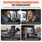 Casque de centre d'appels Bluetooth sans fil avec réduction de bruit ambiant ENC et appairage automatique, adapté au service client et aux conducteurs de camions