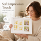 🐾 PROMO FLASH : 50% DE RÉDUCTION ! Kit Cadre Photo Souvenir Empreintes – Triple Volet, Matériaux Non Toxiques & Prise d'Empreinte Haute Précision for Immortaliser les Mains, Pieds de Bébé ou Pattes d'Animaux ✨🤍