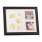 🐾 PROMO FLASH : 50% DE RÉDUCTION ! Kit Cadre Photo Souvenir Empreintes – Triple Volet, Matériaux Non Toxiques & Prise d'Empreinte Haute Précision for Immortaliser les Mains, Pieds de Bébé ou Pattes d'Animaux ✨🤍