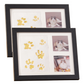 🐾 PROMO FLASH : 50% DE RÉDUCTION ! Kit Cadre Photo Souvenir Empreintes – Triple Volet, Matériaux Non Toxiques & Prise d'Empreinte Haute Précision for Immortaliser les Mains, Pieds de Bébé ou Pattes d'Animaux ✨🤍