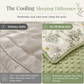 ⏳ Offre limitée −50% ⏰ Couette Été Légère & Fraîchaïte au Rembourrage Fibre de Soja – Tissu Pois Texturé, Lavable en Machine, Couverture Climatisation Adultes & Enfants