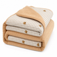 ⏳ Offre limitée −50% ⏰ Couette Été Légère & Fraîchaïte au Rembourrage Fibre de Soja – Tissu Pois Texturé, Lavable en Machine, Couverture Climatisation Adultes & Enfants