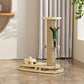 📢📢50 % DE RÉDUCTION !! ⏰  Griffoir Interactif pour Chat avec Plumeau & Balle de Jeu – Bois de Qualité Supérieure & Sisal Naturel, Base Large Anti-Basculement for des Heures de Jeu et des Meubles Protégés ✨🐱