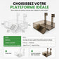 🐢 PROMO FLASH : 50% DE RÉDUCTION ! Plateforme de Repos en Acrylique Transparent pour Tortues – Réglable & Antidérapante for un Habitat Sain et Confortable 💧✨